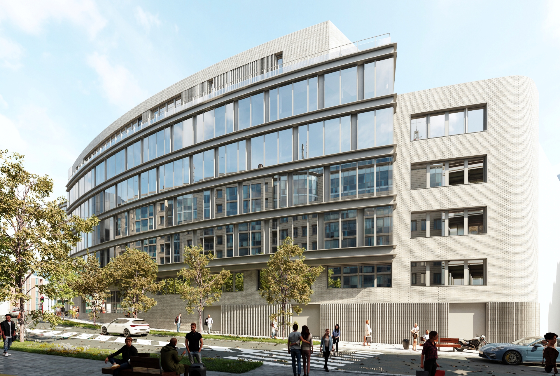 Rodecker Building Transformation and extension of the Rocade building - BFF